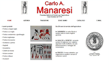 Tablet Screenshot of carloamanaresi.it